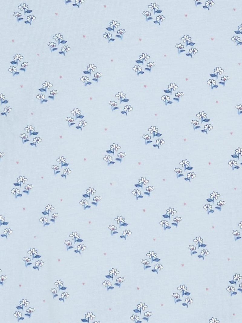Pyjama dors bien en jersey de coton Bleu - Kiabi
