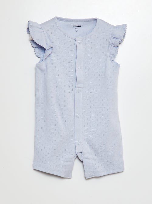 Pyjama dors-bien en pointelle - Kiabi