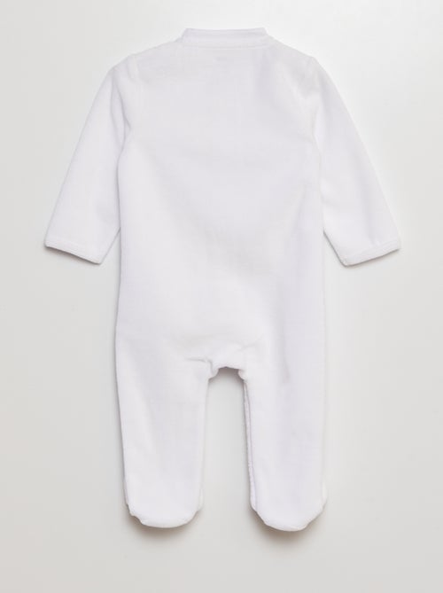 Pyjama dors-bien en velours pour cérémonie - Kiabi