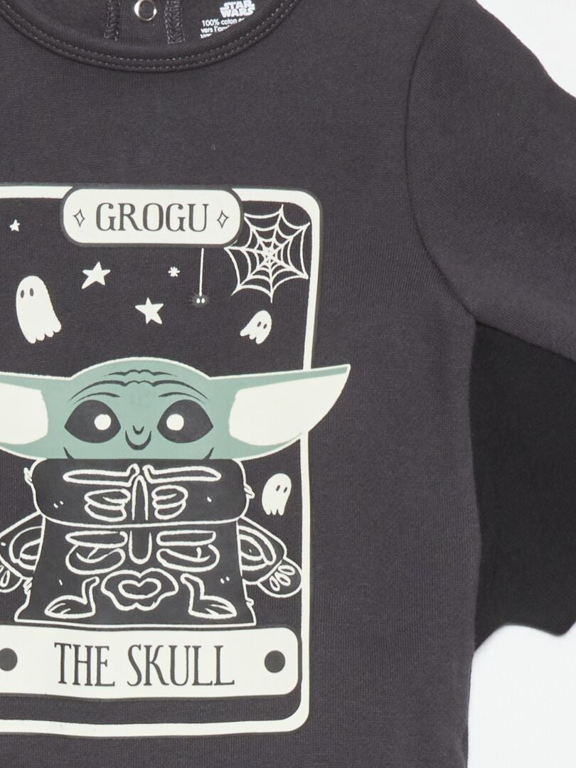 Pyjama dors-bien 'Grogu' 'Star Wars' - Halloween Gris - Kiabi