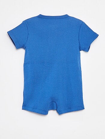 Pyjama dors-bien léger zippé à manches courtes