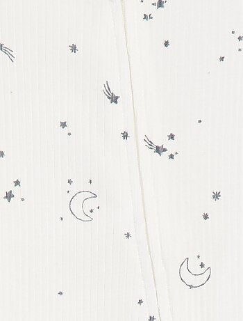 Pyjama dors-bien léger zippé à manches courtes