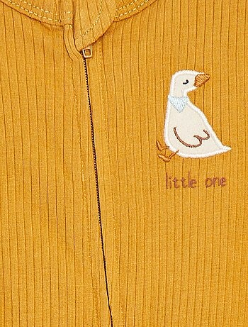 Pyjama dors-bien léger zippé à manches courtes