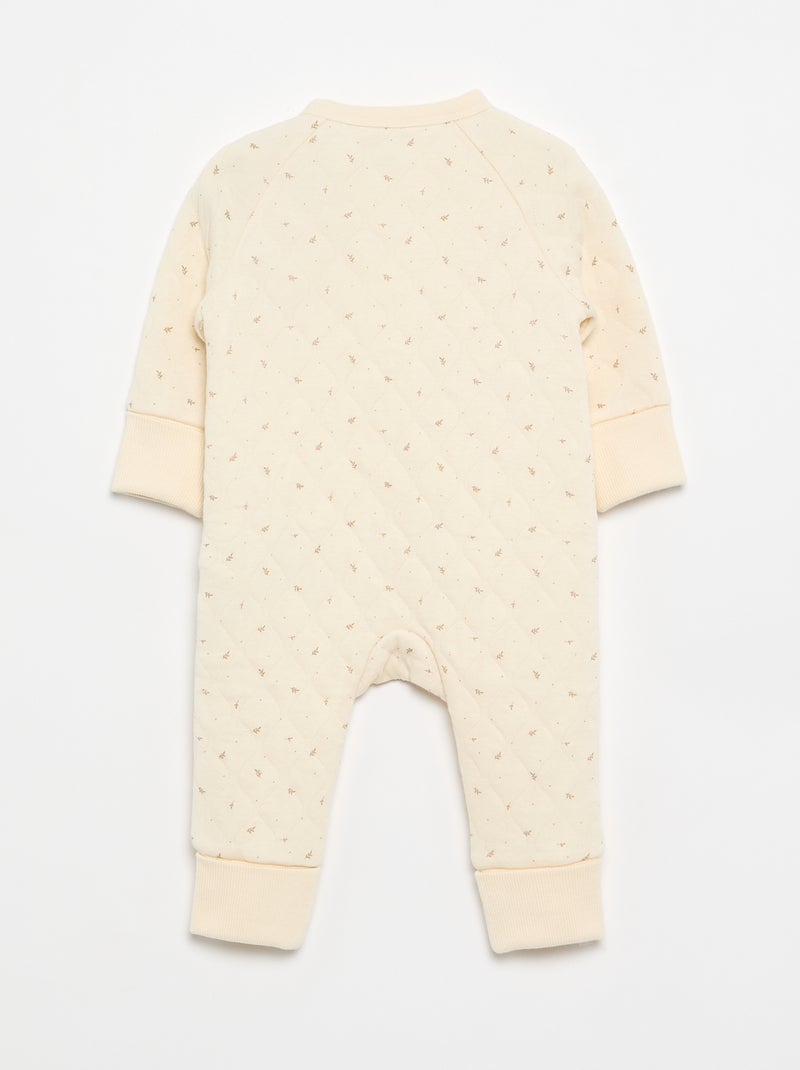 Pyjama dors bien molletonné Blanc - Kiabi