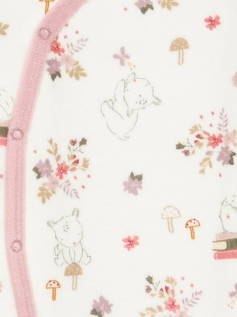 Pyjama dors bien 'Petit Béguin' Blanc - Kiabi