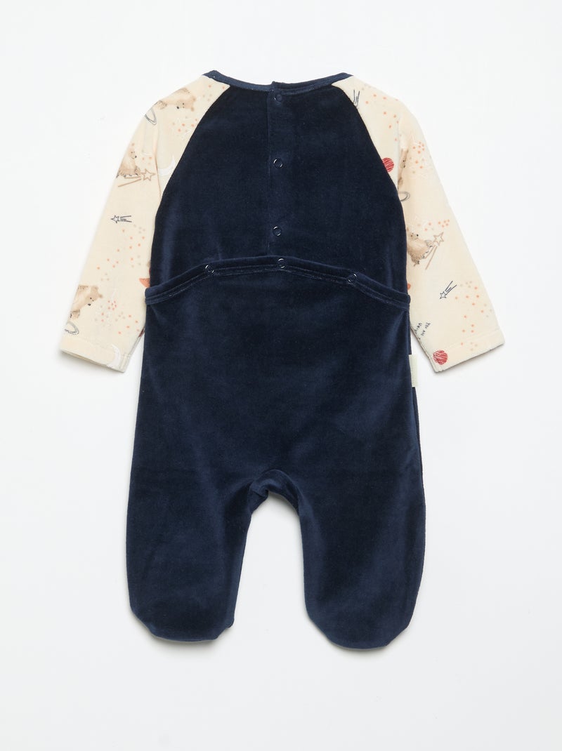 Pyjama dors bien 'Petit Béguin' Bleu - Kiabi