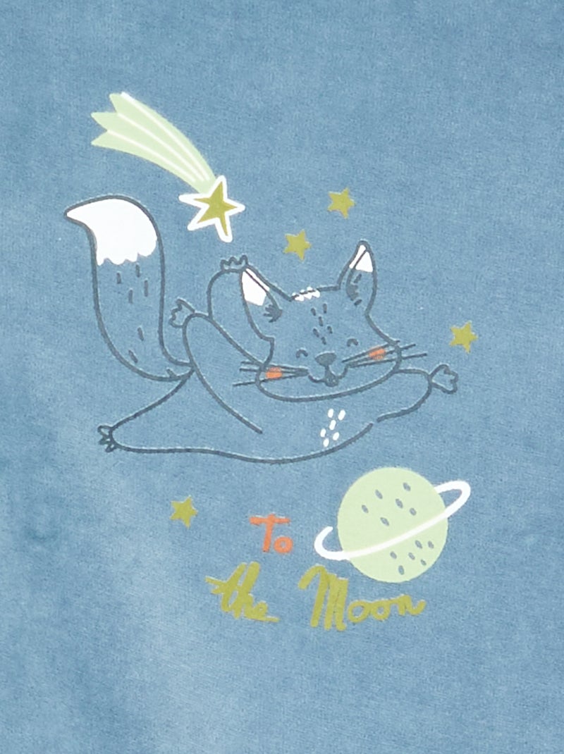 Pyjama dors bien 'Petit Béguin' Bleu - Kiabi