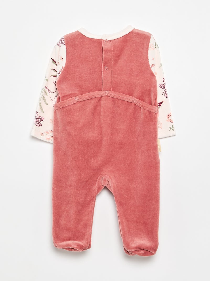 Pyjama dors bien 'Petit Béguin' Rose - Kiabi