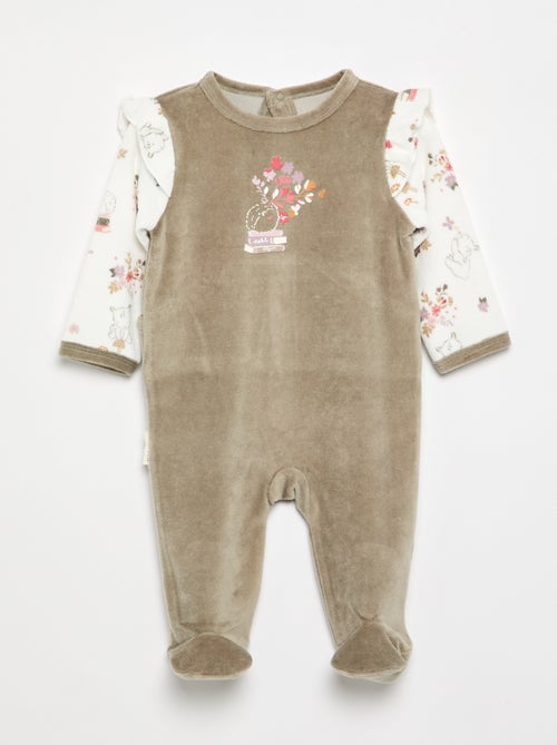 Pyjama dors bien 'Petit Béguin' - Kiabi
