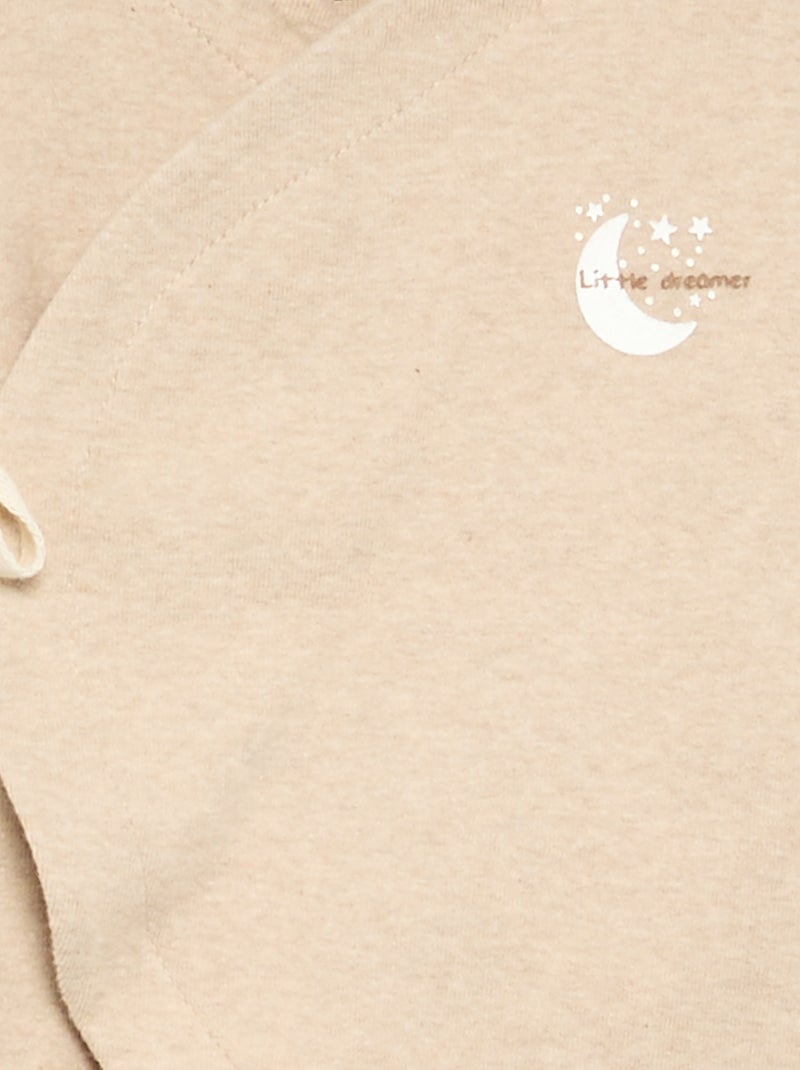 Pyjama dors bien sans pieds Beige - Kiabi