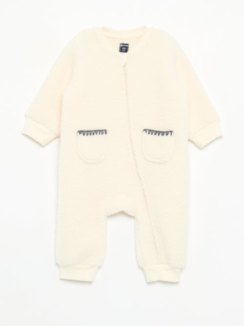 Pyjama dors bien très chaud en matière molletonnée - Kiabi Pyjama dors bien très chaud en matière molletonnée - Kiabi