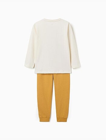 Pyjama en coton avec imprimé de voitures de course