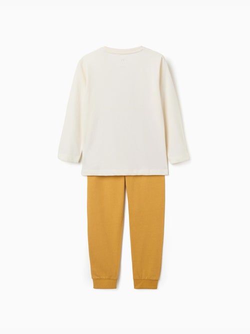 Pyjama en coton avec imprimé de voitures de course - Kiabi