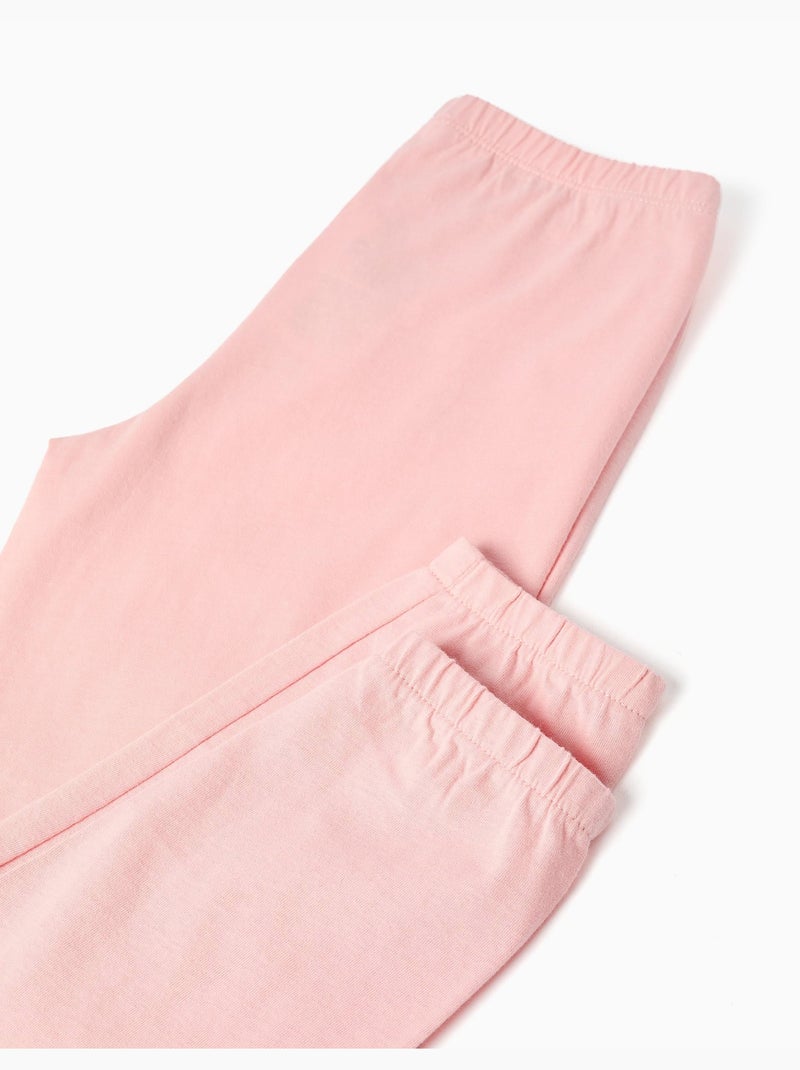 Pyjama en coton avec imprimé fleur Vert - Kiabi