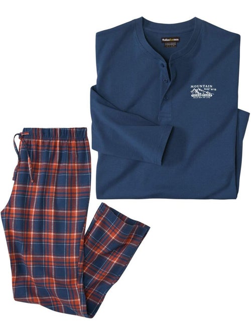 Pyjama en Coton et Flanelle   - ATLAS FOR MEN - Kiabi