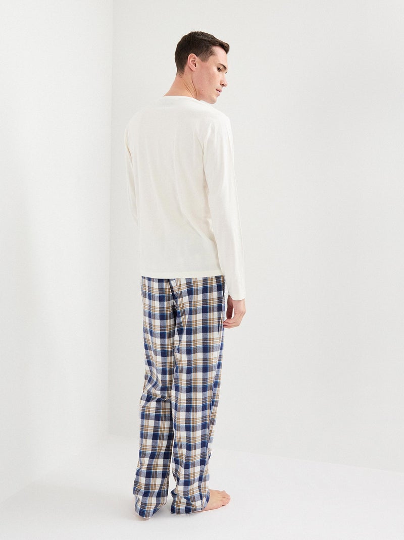 Pyjama en coton, MO Fashion Blanc - Kiabi