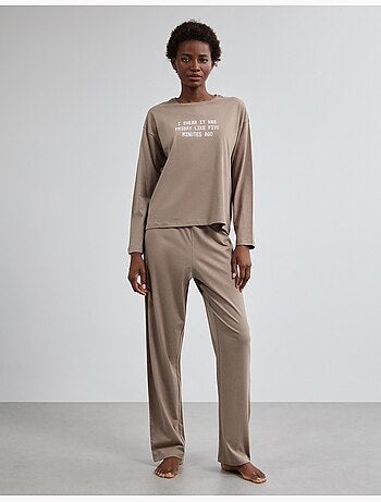 Pyjama en jersey imprimé, mo fashion
