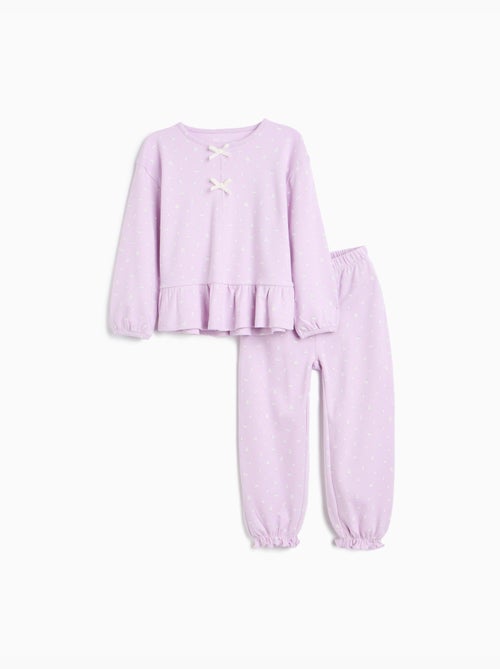 Pyjama en maille interlock, mo fashion - Kiabi