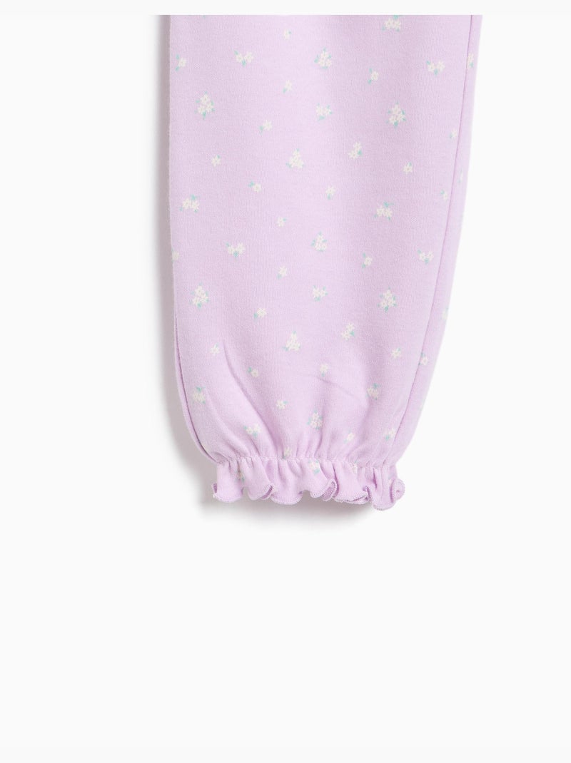 Pyjama en maille interlock, mo fashion Violet - Kiabi