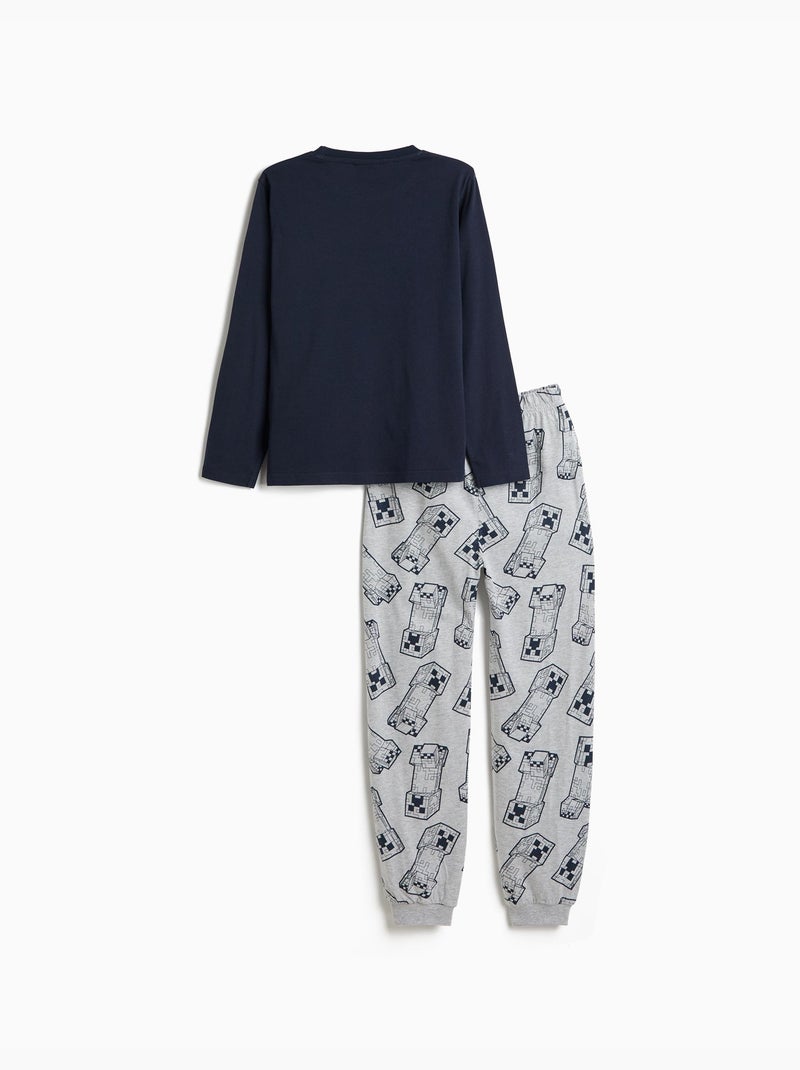 Pyjama en maillot 'minecraft', mo fashion Bleu - Kiabi