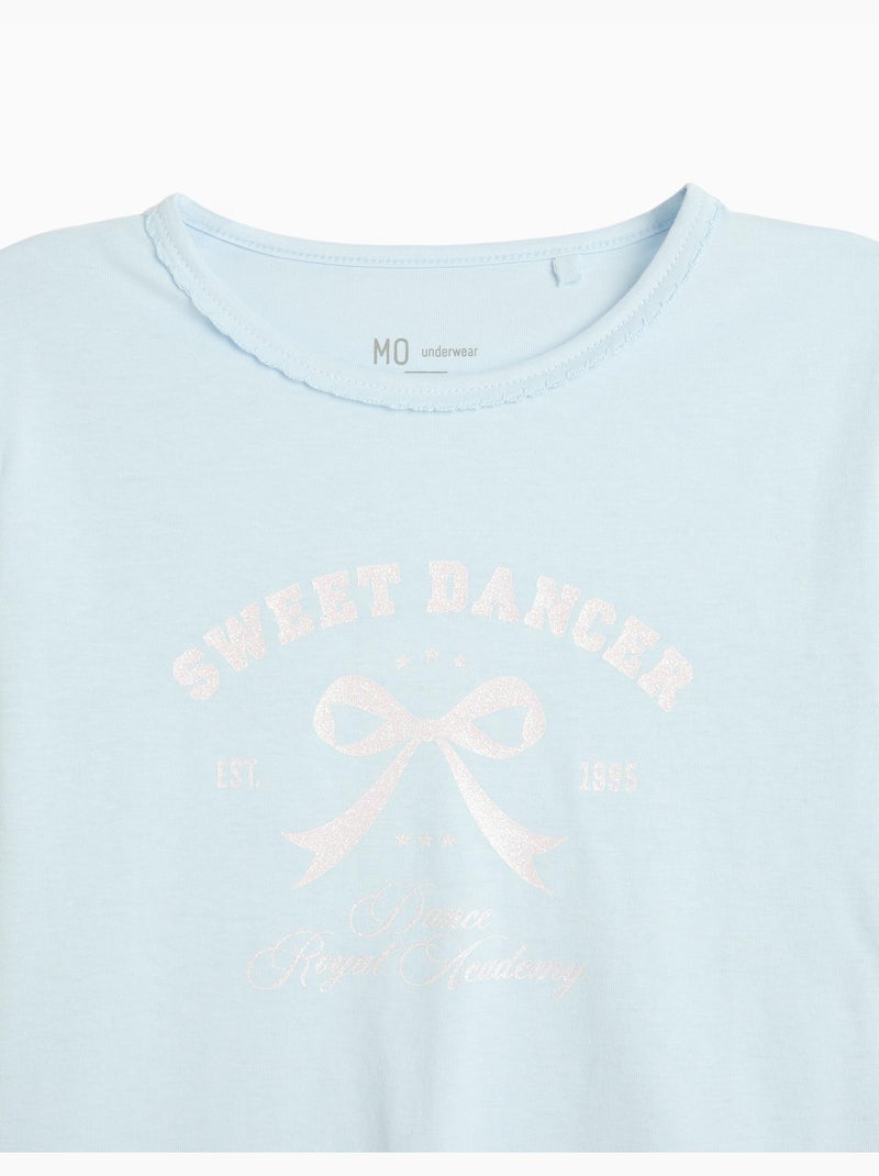 Pyjama en maillot, mo fashion Bleu - Kiabi
