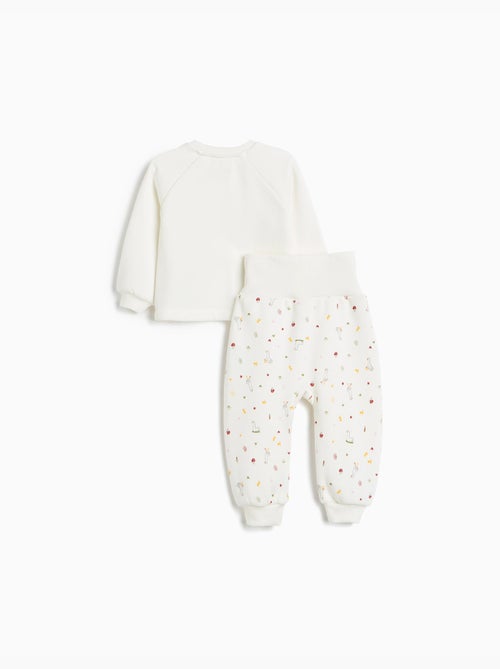 Pyjama en molleton gratté, mo fashion - Kiabi