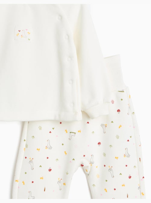 Pyjama en molleton gratté, mo fashion - Kiabi