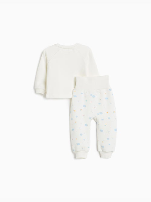 Pyjama en molleton gratté, mo fashion - Kiabi