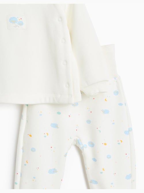Pyjama en molleton gratté, mo fashion - Kiabi