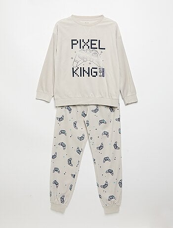 Pyjama en polaire 2 pièces - sweat + pantalon