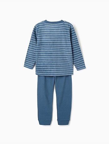 Pyjama en polaire à rayures