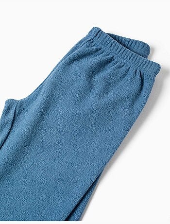 Pyjama en polaire à rayures