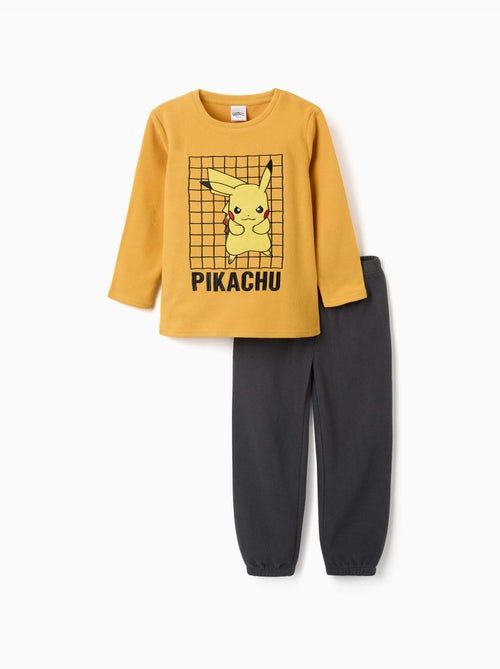 Pyjama en polaire avec broderie pikachu - Kiabi