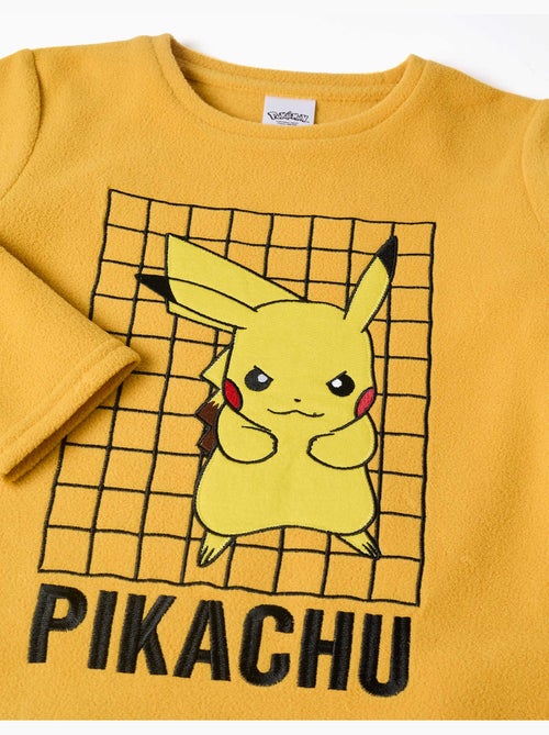 Pyjama en polaire avec broderie pikachu - Kiabi