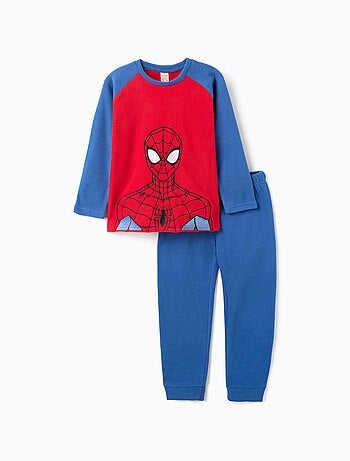 Pyjama en polaire avec broderie spider-man