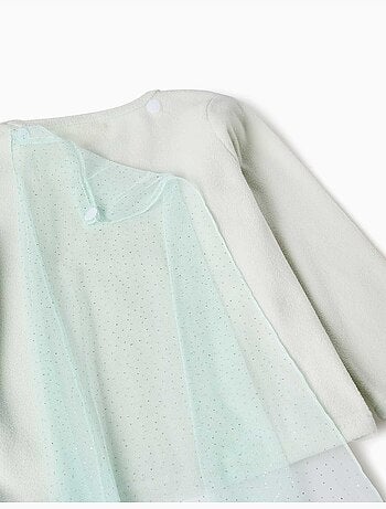 Pyjama en polaire avec elsa et cape