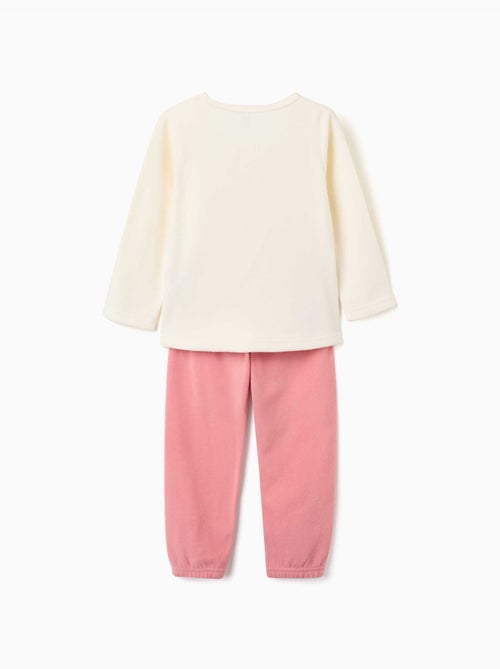 Pyjama en polaire avec licorne brodée - Kiabi