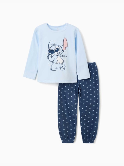 Pyjama en polaire avec stitch brodé - Kiabi Pyjama en polaire avec stitch brodé - Kiabi
