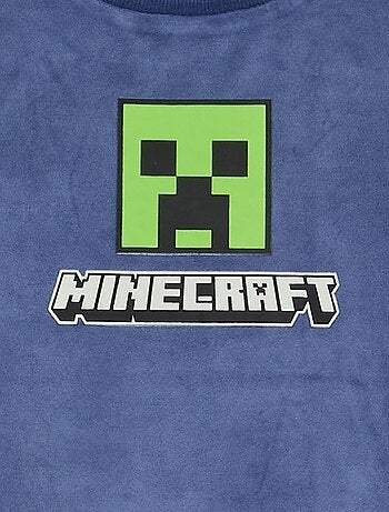Pyjama en polaire 'Minecraft' 2 pièces - T-shirt à manches longues + pantalon