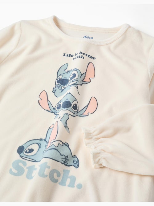 Pyjama en velours avec imprimé stitch - Kiabi Pyjama en velours avec imprimé stitch - Kiabi