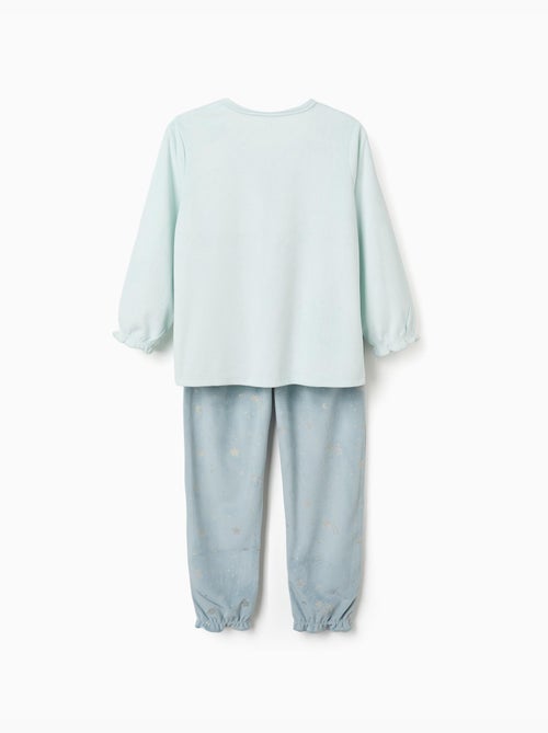 Pyjama en velours avec licorne qui brille dans le noir - Kiabi