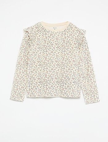 Pyjama en velours imprimé 2 pièces - Sweat + pantalon