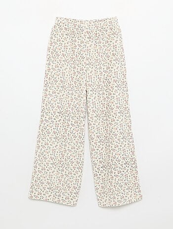 Pyjama en velours imprimé 2 pièces - Sweat + pantalon