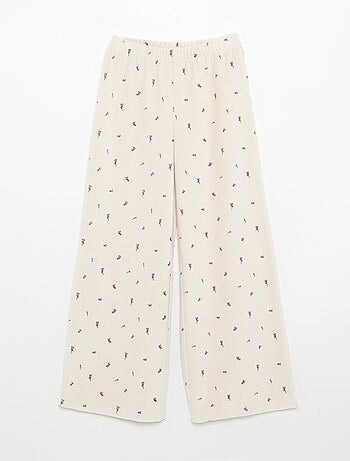 Pyjama en velours imprimé 2 pièces - Sweat + pantalon