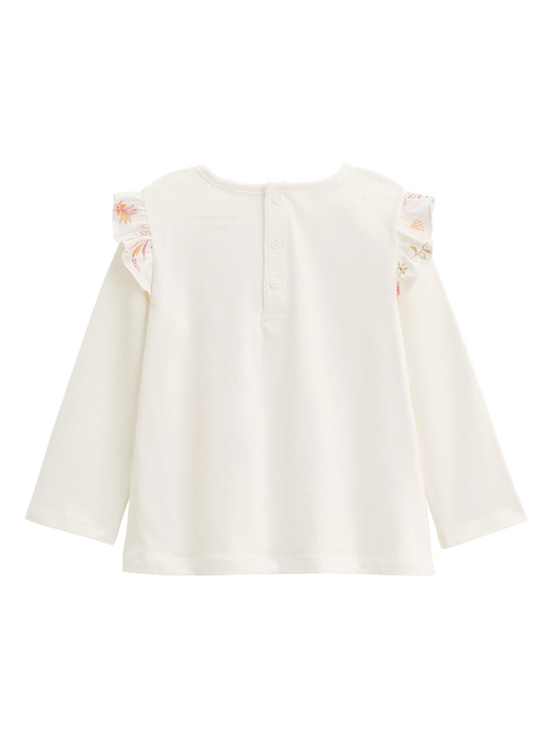 Pyjama enfant 2 pi?ces ? pieds retroussables Fiesta Terracotta - Kiabi