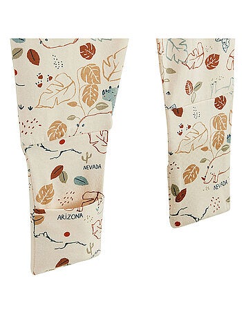 Pyjama enfant 2 pièces avec pieds retroussables kansas city