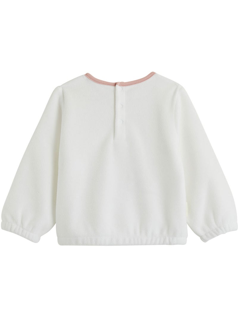 Pyjama enfant 2 pièces en polaire cléo Rose - Kiabi