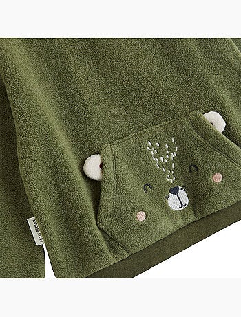 Pyjama enfant 2 pièces en polaire pistache