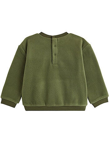 Pyjama enfant 2 pièces en polaire pistache