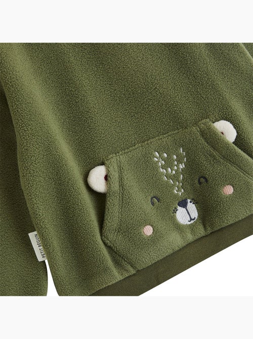 Pyjama enfant 2 pièces en polaire pistache - Kiabi Pyjama enfant 2 pièces en polaire pistache - Kiabi